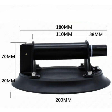 CCYKXA 8 Inch Vacuum Suction Cup 200kg Load Capacity Heavy Duty Vacuum ...