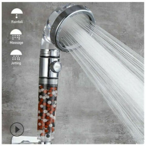 CCYKXA Filter Shower Head High Pressure Water Saving Handheld Shower 3 Modes, Home Essential, Water Saving Shower (1/5)