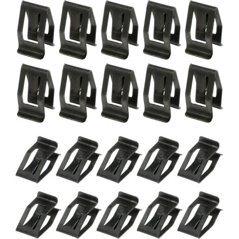 CCYKXA 40 x car fixing clips, car clips, car fixing clips, metal retainer clip, suitable for console, instruments, interior door panels