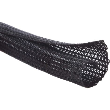 CCYKXA 13mm-3m Self-Closing Cable Sleeve Cable Cover Cable Tidy Cable Management for Computer, Automotive - Black (1/5)