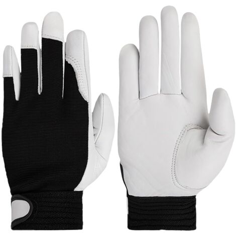 CCYKXA Leather Garden Gloves, Thorn Resistant Work Gloves for Men and Women, for Gardening, Mechanic Work and Gardener Protection, Gift for Garden Lovers (1/5)
