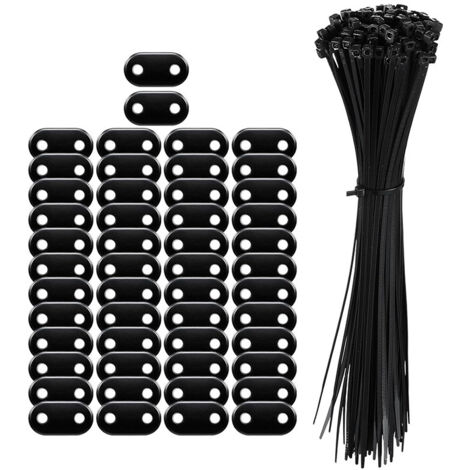 CCYKXA Pack of 50 fixing clips for privacy screens - Weatherproof ...