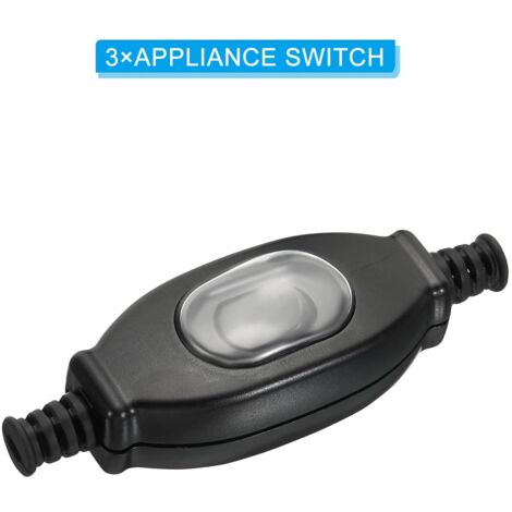 CCYKXA Pieces Waterproof Inline Cord Switch, Rocker Switches for Cord ...