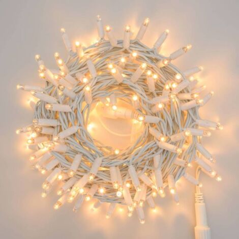 Guirlande lumineuse professionnelle 200 Maxi LED Blanc chaud 10m IP67 Lotti (1/5)
