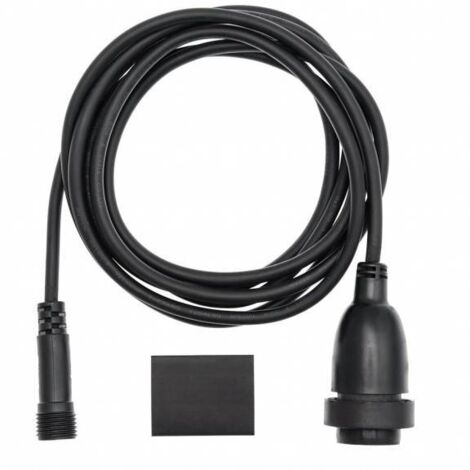 Câble 1m pour ampoule suspendue extérieur IP44 noir culot E27 Lotti (1/5)