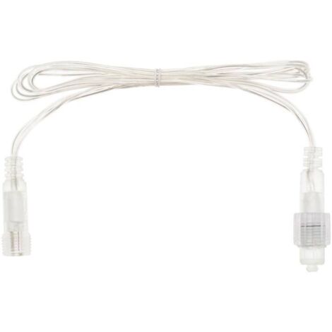 Rallonge 3 mètres câble transparent pour guirlande lumineuse 24V Lotti (1/5)