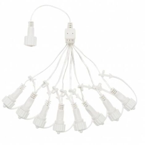Multi connecteurs 8 sorties IP44 pour guirlandes et décorations de la gamme SMART Connect 31V Lotti (1/4)