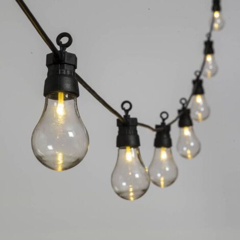 guirlande lumineuse guinguette 12M 30 ampoules transparente blanc chaud chic Lotti (1/5)