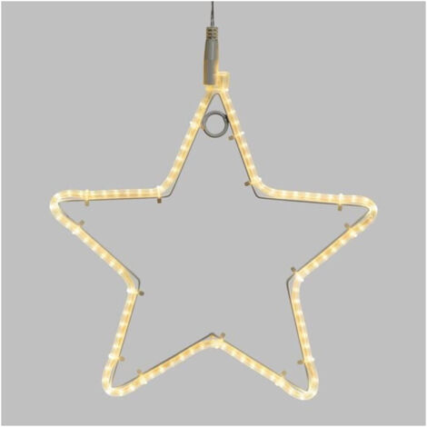 Etoile lumineuse 30CM 96 LED blanc chaud flash extérieur 24V IP44 Lotti (1/5)