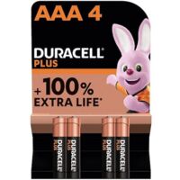 Duracell Plus-AAA K4 Pile LR3 (AAA) alcaline(s) 1.5 V 4 pc(s) Y071132