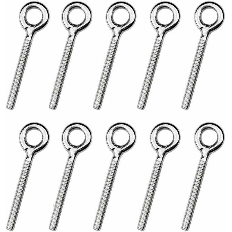 Lot De 4 Boulons D'ancrage Pour Câble De Frein – Argent – Vis De Serrure