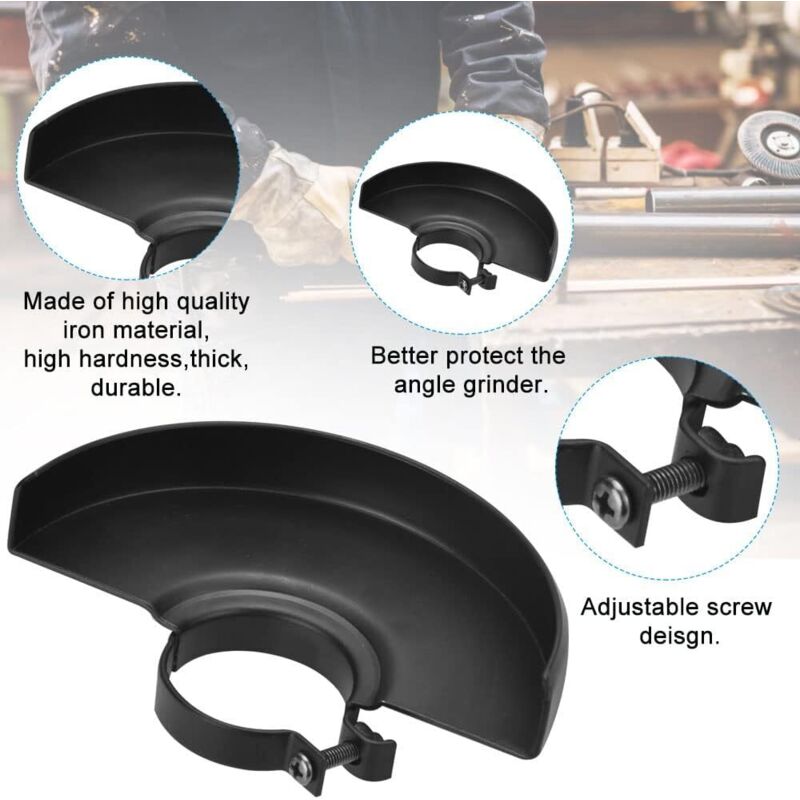 Capot De Protection 125 Mm Pour Meuleuse D'angle - Compatible Dewalt, Bosch, Makita (DW821, DCG412, D28065, Etc.)