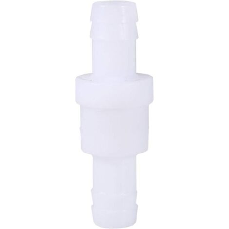 Clapet Anti-Retour Intégré en Plastique de 12 mm Clapet Anti-Retour sans Retour pour l'eau, Le Carburant, Le Liquide, l'Air (1/5)