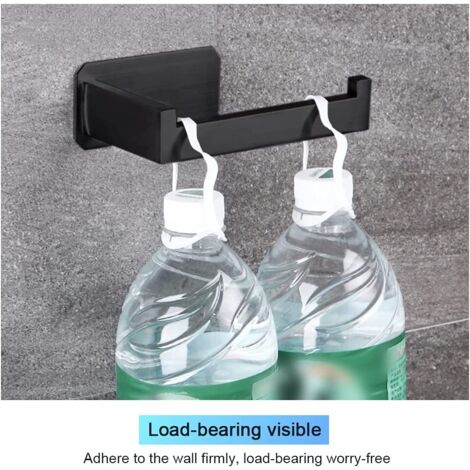 Porte Sopalin Pivotant, Essuie Tout Auto-Adhésif, Supports Pour Papier Sans Percage, Porte-Rouleau De Mural Salle Bain Ou Cuisine, Dortoir Usage Commercial (27CM), Argent, Milieu