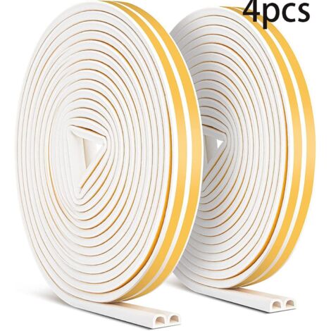 24m Bande de Joint, Auto-adhésif Anticollision Joint de Porte, Joint d'étanchéité de Porte et Fenêtre pour Anti-intempéries/isolation acoustique - 9mm6mm (1/5)