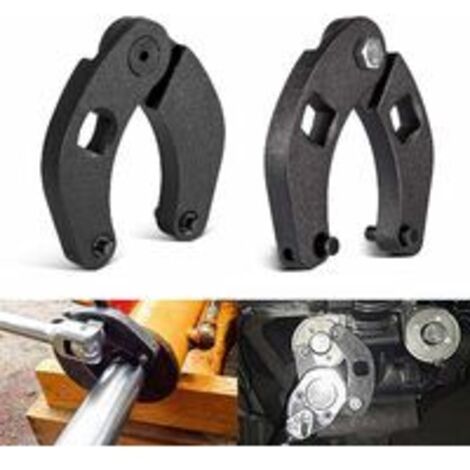 Cylindre hydraulique 1266 & 7463 - Lot de 2 clés à écrou réglable - Grande et petite taille (1/5)