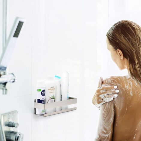 Étagre De Douche à Ventouses - Organisateur Salle De Bain, Gain De Place, Pour Shampoing, Gels - 5