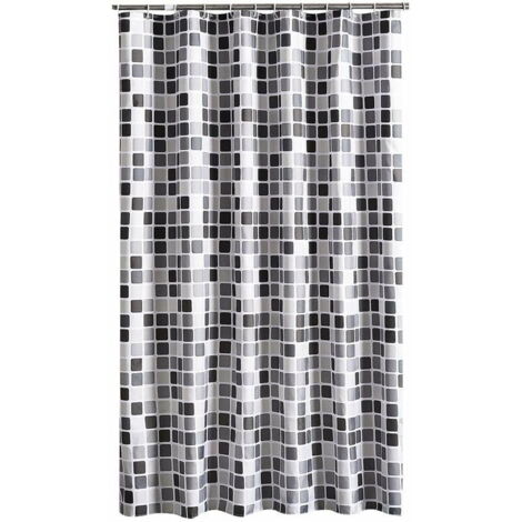 1pc Rideau de douche 200x240 cm (LxH), anti-moisissure antibactérien hydrofuge doublure des rideaux de douche tissu polyester doux Rideaux de bain rideau fait de beaux motifs pour salle de bain toilet