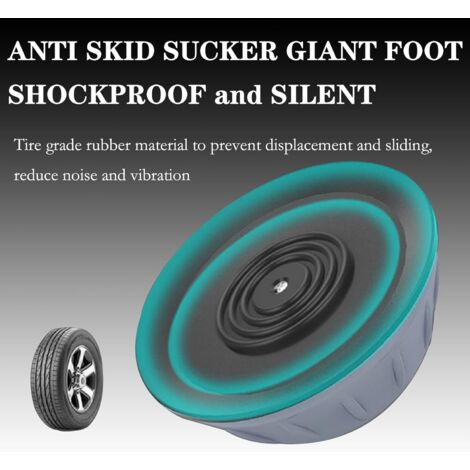 4 Patins Anti-vibration Caoutchouc Pour Machine Découpe - M6x30mm, Stabilité Outil - 10