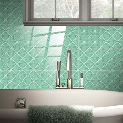 Autocollants Muraux Hexagones PVC - Déco Cuisine Salle De Bain - Auto-adhésifs