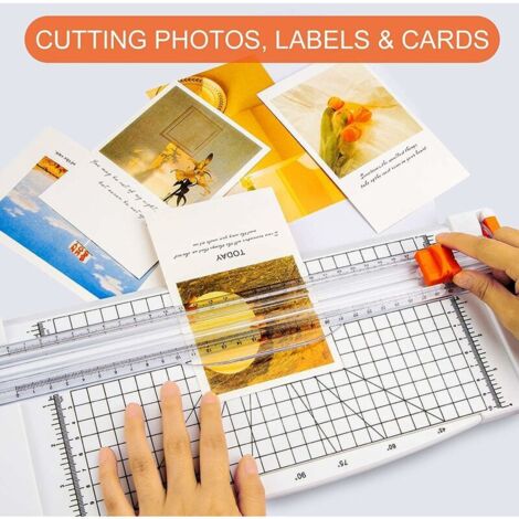 Massicot Coupe-papier Portable Avec Règle - Pour Scrapbooking, Photos, Cartes, étiquettes - 2