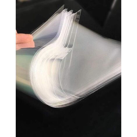 Sachet Bonbon,100 Pcs Transparent Cône Poche en Plastique AVCE 100