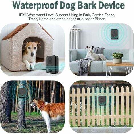 Anti-aboiement Ultrason Pour Chien - 3 Modes, Portée 33 Pieds - Intérieur/extérieur, Rechargeable - 9
