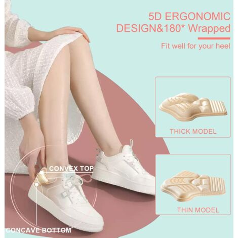 à paires de coussins de talon, chaussures de maintien du talon