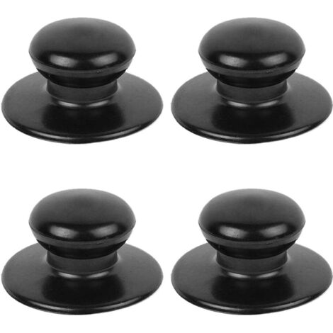 Lot de 4 boutons de couvercle de casserole, boutons de rechange universels pour couvercle de batterie de cuisine, couvercle de bouilloire en verre, couvercle de casserole en verre, poignées de maintie (1/5)