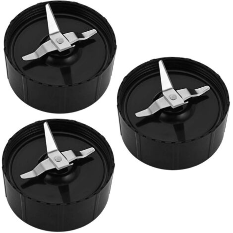 3 pcs Lame de pour 250 W Magic Bullet Blender Extracteur de jus, Magic Bullet Pièces de Rechange de Lame, Accessoires Magic Bullet Mixer Accessoires pour centrifugeuse MB 250W