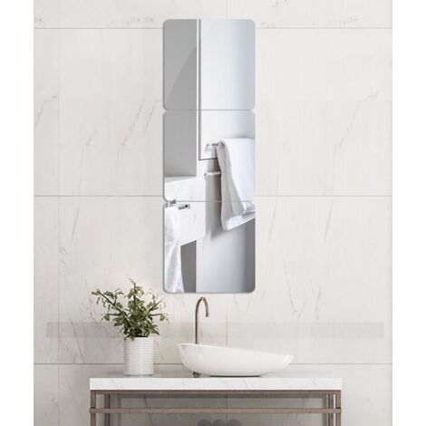 TSKDKIT Iroir Ural Rond Sans Cadre, 40x40c HD Iroir Ural Iroirs