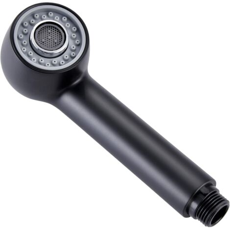Douchette Robinet Noir Rétractable Mitigeur Evier Cuisine 2 Jets Douchette Remplacement pour Robinet de Cuisine ou lavabo/ (1/5)