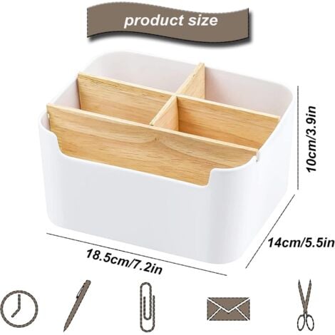 GABRIELLE Organiseur De Bureau, Organiseur En Maille Avec Tiroir Et Porte Stylo 7 Compartiments De Tri Organisateur Et Distributeur De Stylos Dossiers