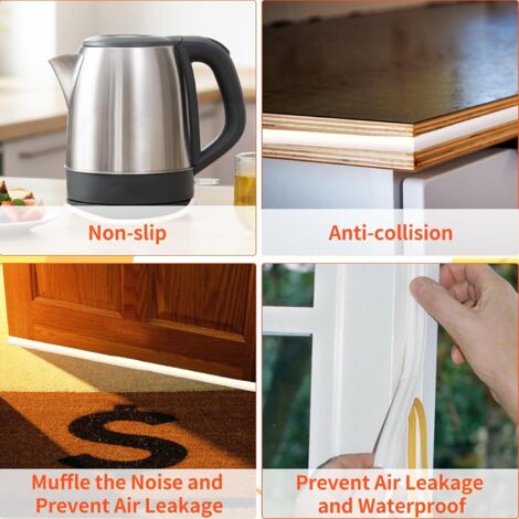 5M Doux Auto-adhésif Bande D'étanchéité De Fenêtre Mousse Joint De Porte De Voiture Isolation Phonique Caoutchouc Poussière Ruban D'étanchéité Accessoires De Fenêtre-noir, 5mm, 30mm, 5M