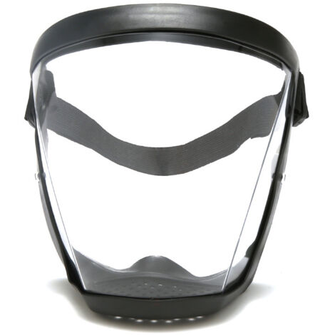 Masque super protecteur - Masque intégral, masque transparent durable, masque transparent, masque réutilisable anti-buée HD - Lunettes Tech anti-buée et coupe-vent pour adultes pour hommes et femmes N