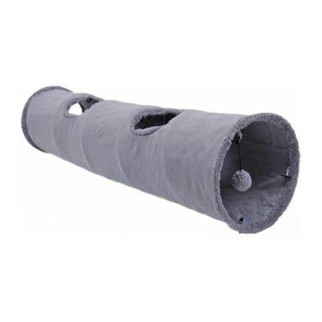 Tunnel Pour Chat Pliable Pour Chat Jouets Pour Chat Tunnel De Jeu Durable En Suede Cache Tunnel Pour Plis Pour Animaux De Compagnie（30130） (1/4)