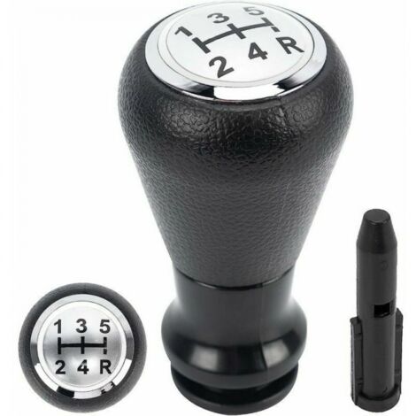 1pc 5 Vitesses Pommeau de Levier de Vitesse CITROEN C1 C3 C4 PEUGEOT 106 107 205 206 207 306 307 308 309 405 406 407 508 605 607 (1/5)