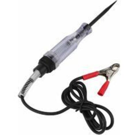 rouge-Stylo Testeur de Tension, Stylo de Test Électrique 6V 24V Testeur de Circuit Stylo de Test Électrique Tension éLectrique Stylo Test ÉLectrique Automatique Courant Continu Tournevis Machines (1/5)
