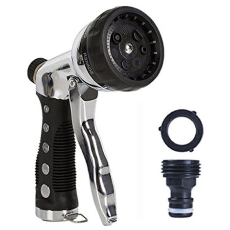Pistolet à eau multifonction buse de tuyau haute pression jardin pulvérisateur de jardin outil de lavage de voiture pistolet de pulvérisation pulvérisateur d'eau de jardin (1/5)