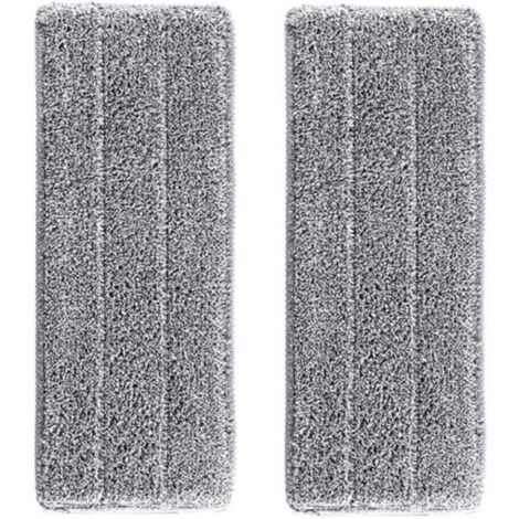2 Housses de recharge Microfibre Balai - VENTEO - Balai Auto Clean And Dry - Remplacement Microfibre/Tampons pour balai Vadrouilles (1/5)