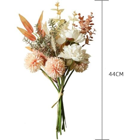 LSEAT 10 Pcs Fleur Artificielle 4.5 Cm Soie Rose Tête Pour Mariage Maison Nouvel An Décoration DIY Guirlande Scrapbook Cadeau Boîte Artisanat Fleurs- Champagne