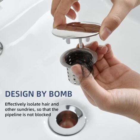 Attrape Cheveux Pour Baignoire Capteur à Cheveux Pour Douche & Baignoire - Filtre De Drain En Silicone (Couleurs Variées) Hansgrohe Douche