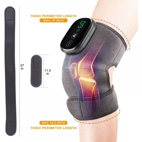 Lot De 2 Genouillères Chauffantes Respirantes En Cachemire - Soulagement Douleurs Articulaires Et Arthrite