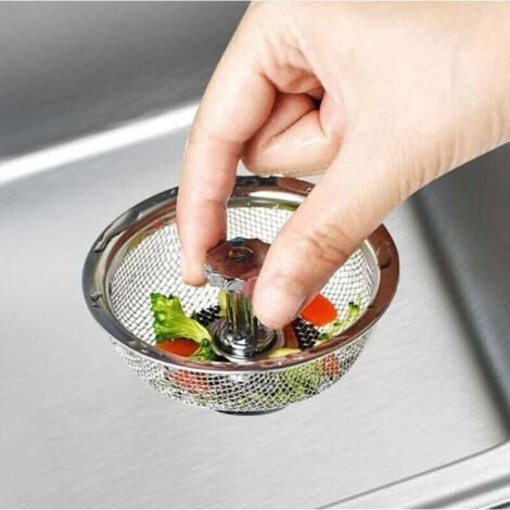 Cozy Inviting 2 Filtre Evier Cuisine, Acier Inoxydable Bonde