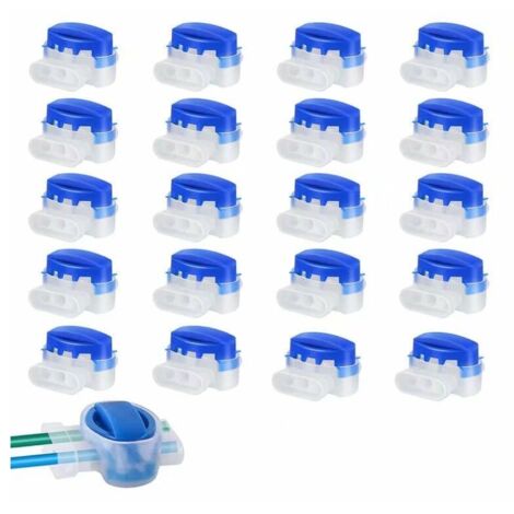 20 PCS Connecteurs Cable Robot Tondeuse Remplis de Gel Résine Original, Connecteurs Étanche 314 Pour Connecteurs Robot Tondeuse Automower- Étanches, Sûrs, Dénudage Inutile