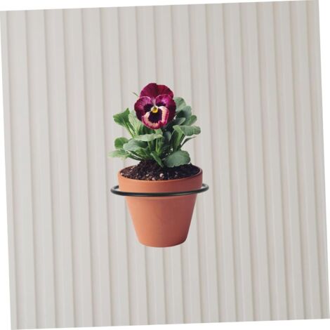 Lot De 3 Supports Muraux Pour Pots De Fleurs En Fer Pour Intérieur Et