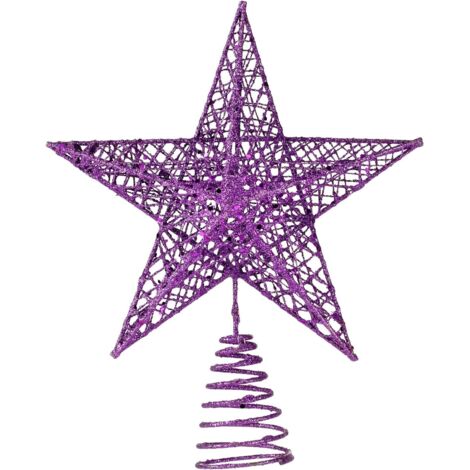 Étoile De Sapin En Tissu Velours Personnalisée - Décoration De Noël