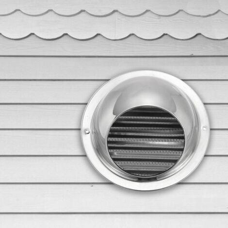 Couvercle De Grille Atrium Rond En UPVC Pour Tuyau De Vidange - Gris, Résistant Et Pratique
