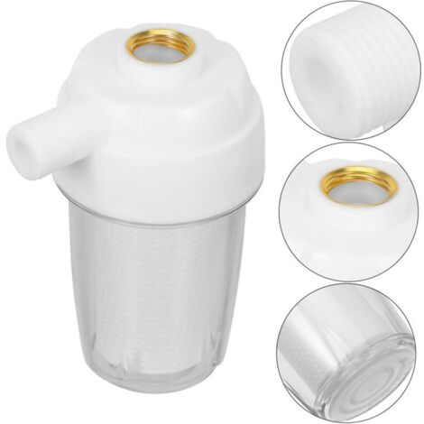 Filtre Douche Universel Lavable Filtre à Eau De Robinet De Cuisine Purificateur D'Eau En Céramique Robinet Cartouche D'Eau Purificateur Maison (Argent Cartouche Filtrante Douche