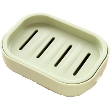 Récipient à Savon Nouvelle Salle de Bain Plaque de Vaisselle Case à Domicile Douche Travel De Randonnée Titulaire Conteneur Boîte de Savon en Plastique (Color : Green) (1/5)